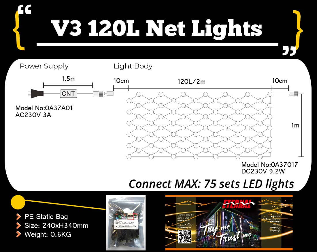 etb lights;landscape decoration;net light