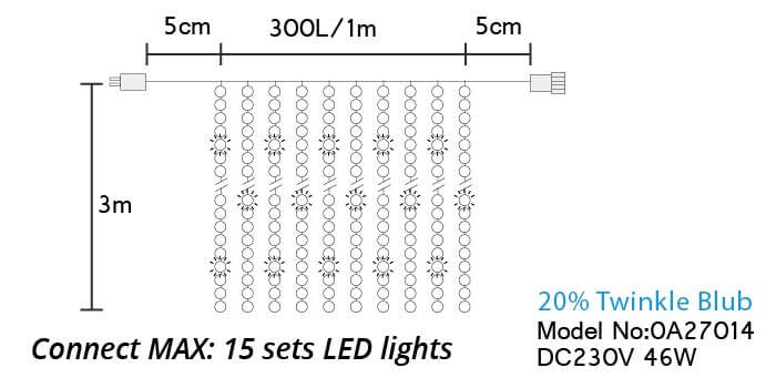 etb lights;curtain light;outdoor decoration
