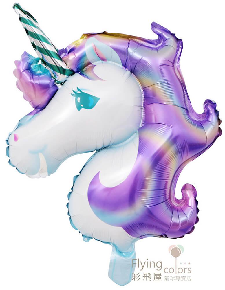(原圖) ஐ CE132  小造型紫色獨角獸-2(鋁箔氣球) .jpg