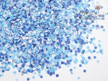 (770)FG141-041 彩紙片透明氣球填充物波波球彩色圓片紙屑裝飾441圓形紙片[深藍色+淺藍色+白色].JPG