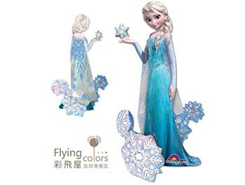 (770)10087 56吋站立-艾莎女王(冰雪奇緣)(迪士尼卡通) 氣球.JPG
