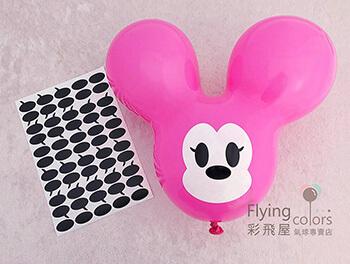 (770)CNR-075 米妮氣球,米妮氣球貼紙,米妮空白球,Minnie balloon 拷貝.jpg