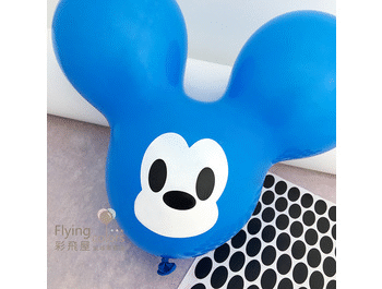 (770 gif)MIKI-067 米奇氣球貼紙,米老鼠氣球,米奇空白球,Mickey balloon.gif
