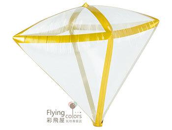 (770)41081-gold-trim-diamondz似鑽石球-透明 線條金  鑽石形狀氣球(1袋3個價)(38_43cm).jpg
