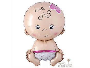 (770)CE91415 女寶寶BABY娃娃鋁箔氣球(78_49cm).jpg