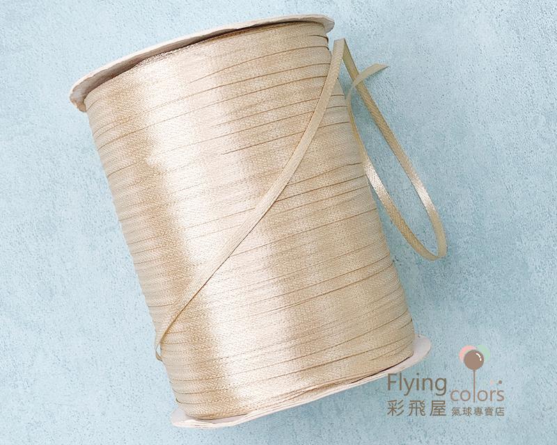 (原圖)CE35710 雙面素色特多龍緞帶 寬3mm 總長度870碼 [霧金色]-10.3cm 緞帶氣球繩子.jpg
