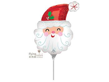 (770)43352-14吋 微笑聖誕老人頭鋁箔氣球smiley-satin-santa-head.jpg