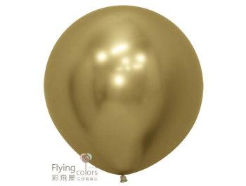 (770)R36-24-18-Reflex-Gold-Dorado-970 36-24-18吋圓形金屬色氣球-Sempertex[金屬金色].jpg