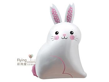 (770)CE09113 銀白色小兔子鋁箔氣球.jpg