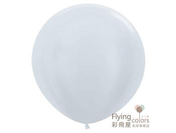 (770)SR18-406 18吋圓球 珍珠色 Pearl R-24_406-Perla Sempertex 乳膠氣球.jpg