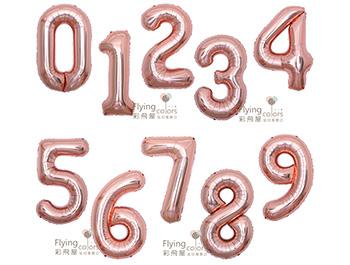 (770)TK-32RG 32吋美版字型數字鋁箔氣球0~9[玫瑰金色]-灌充氦氣可漂浮.jpg