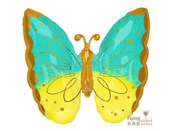 (770) 42790 LRG 黃綠彩蝶(63*63cm)-Mint - Yellow-Butterfly.jpg