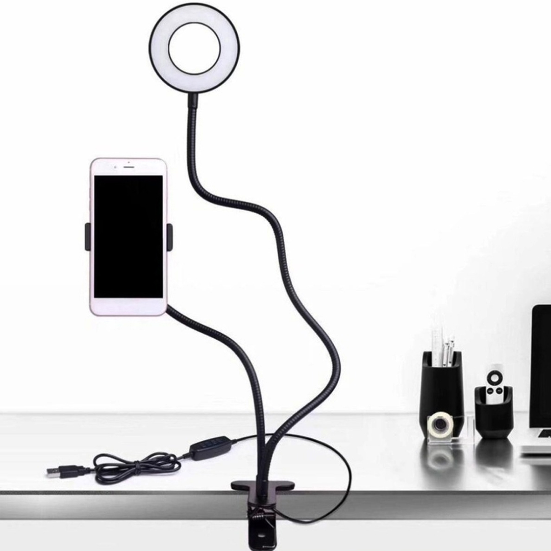 Luz Led Aro USB para Selfie y Streaming