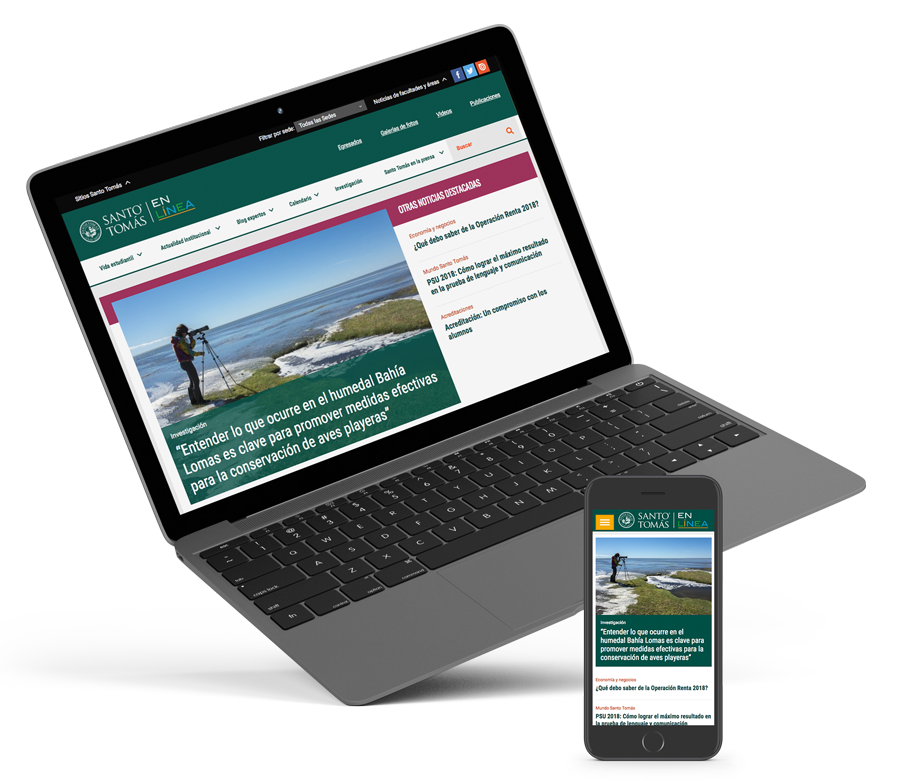 Contenidos dinámicos Santo Tomás en Línea