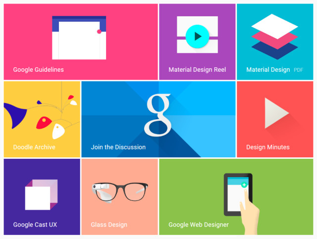 Íconos de material design