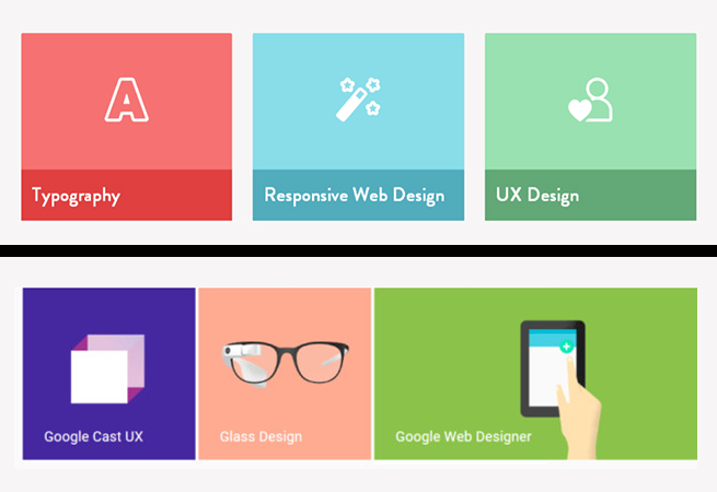 íconos de material design y flat design