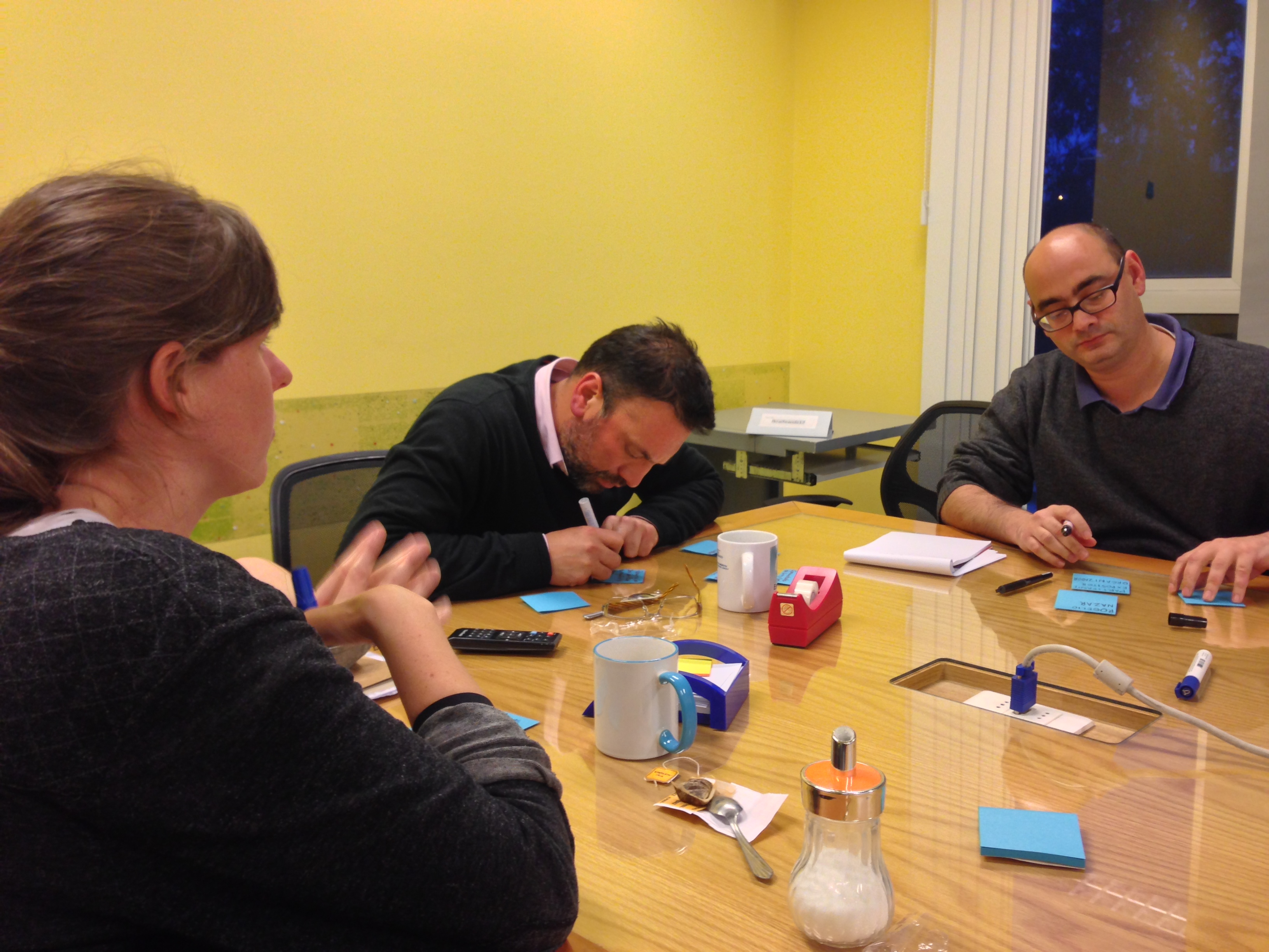 Ejercicio de formulación de objetivos realizado con Wopatec