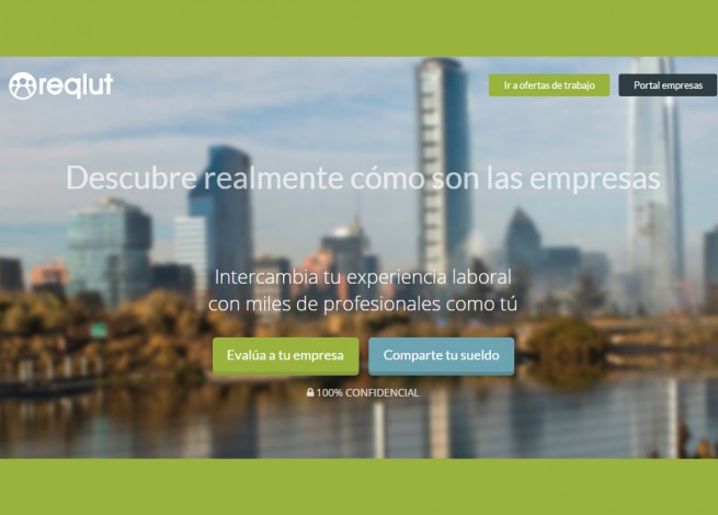 Página de inicio de Reqlut.cl