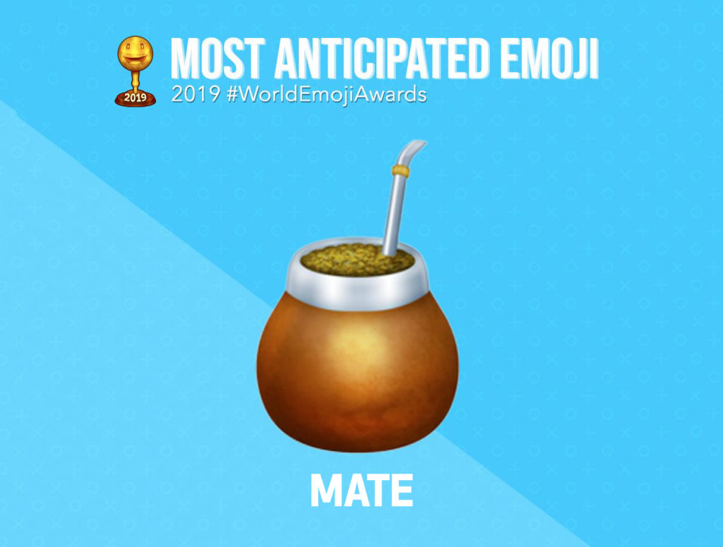 Un emoji de un mate es el ganador del "Emoji más anticipado del año 2019"