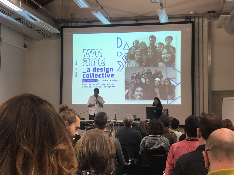 Muestra de la charla "X-Lab: A never-ending student design experiment" presentada en Education Summit Milan 2020. Foto por Blog IDA.