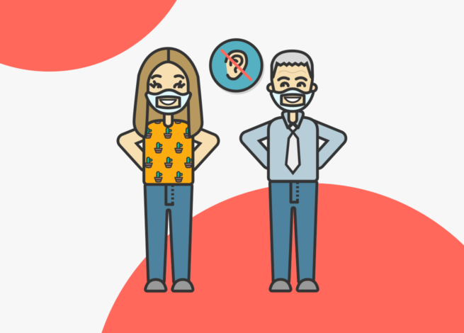 Inclusión con mascarillas transparentes para personas con discapacidad auditiva