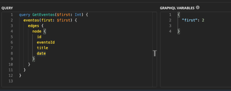 Ejemplo 1 del uso de API GraphQL con código.