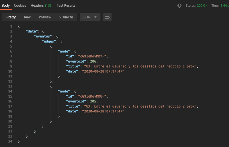 Ejemplo 2 del uso de API GralphQL en código por Blog IDA.