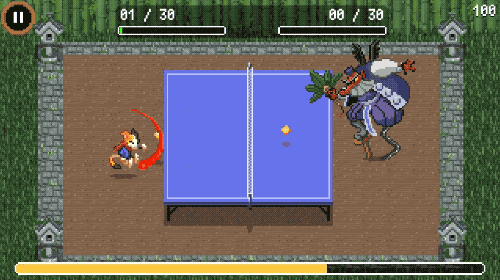 juego de ping pong en el nuevo doodle de google.