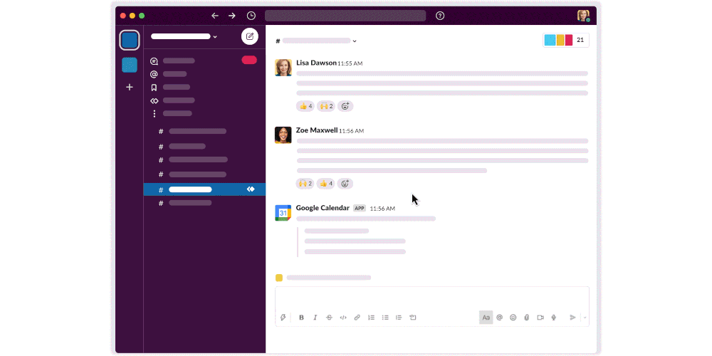 Nueva funcionalidad de Slack.
