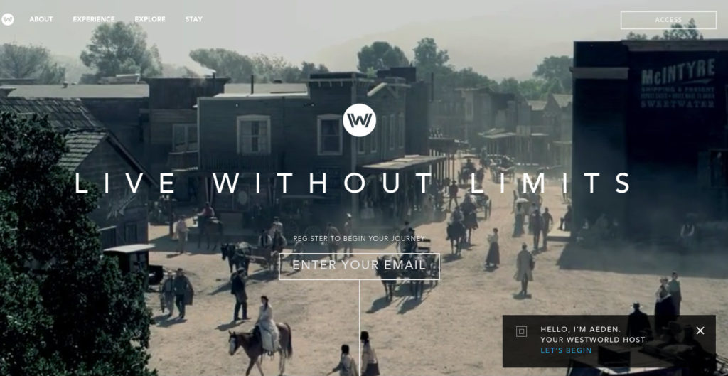 Westworld y una posible representación de lo que sería el Metaverse.