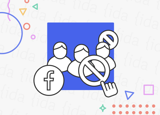 Bloqueo de cuentas en Facebook.