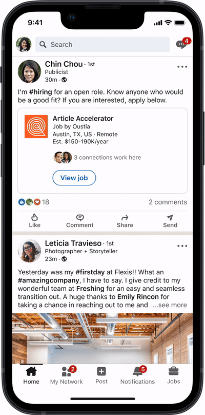 Generador de publicaciones mediante IA en LinkedIn