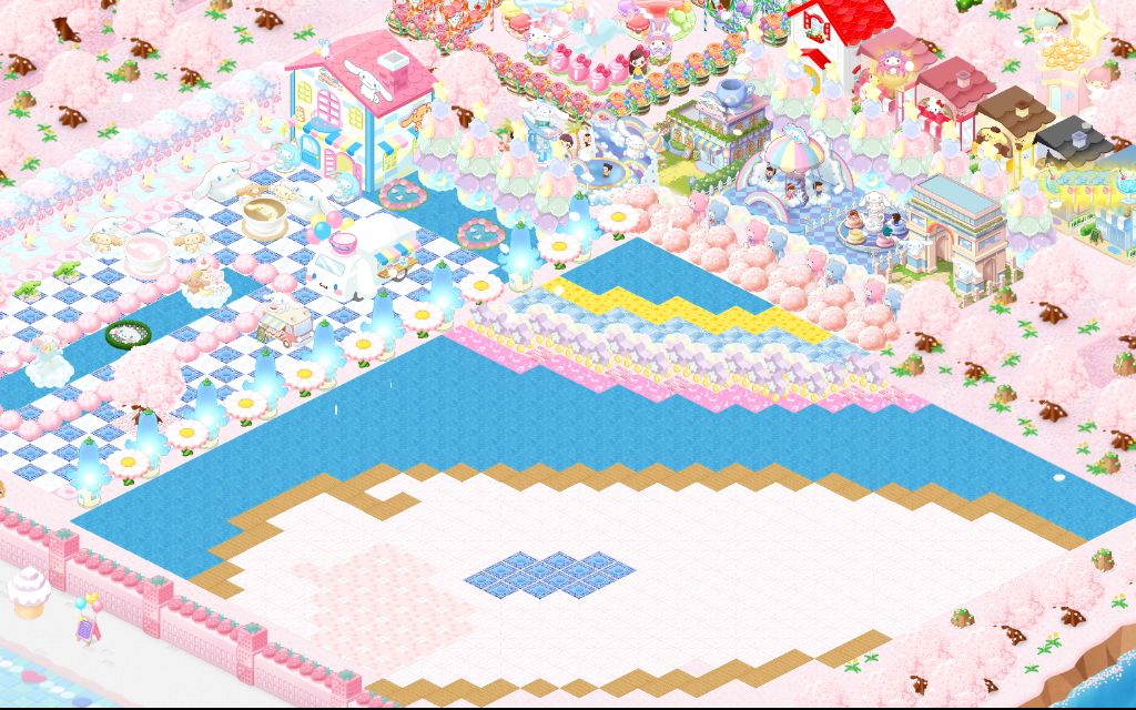 キティ2点　シナモンロール2点 キティ2点 シナモンロール2点 サンリオ シナモンロール Happy cat