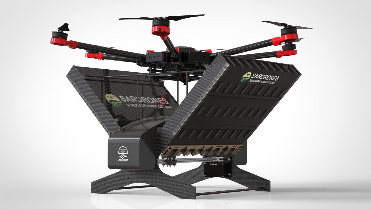 Projeto Embrapii usa drones para controle biológico e redução de inseticidas na cana