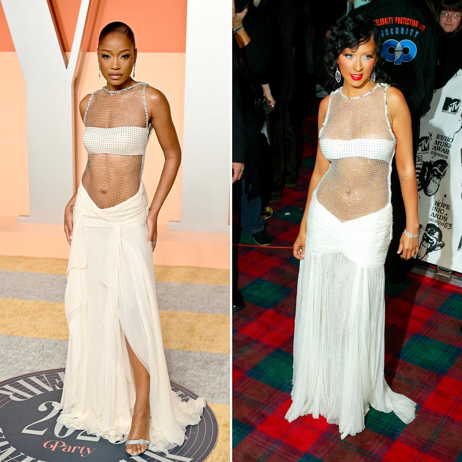 Particle News: Keke Palmer Wears Christina Aguilera's 2003 Versace