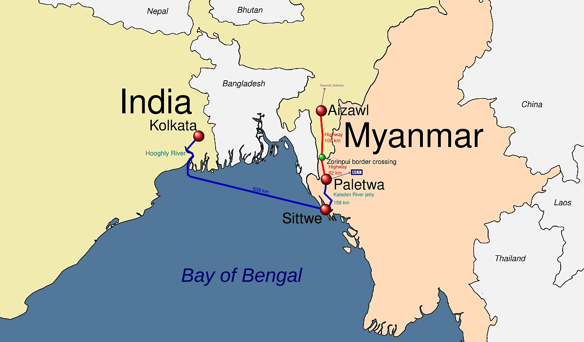 Particle News: India Completes Kaladan Project's Domestic Section ...