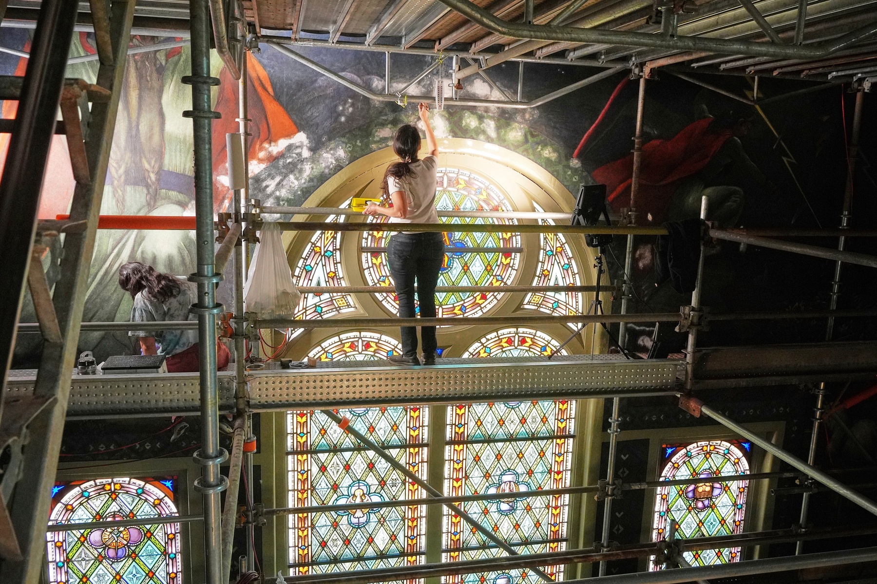Particle News: Conservation Team Reveals Original Colors of Maxo Vanka ...