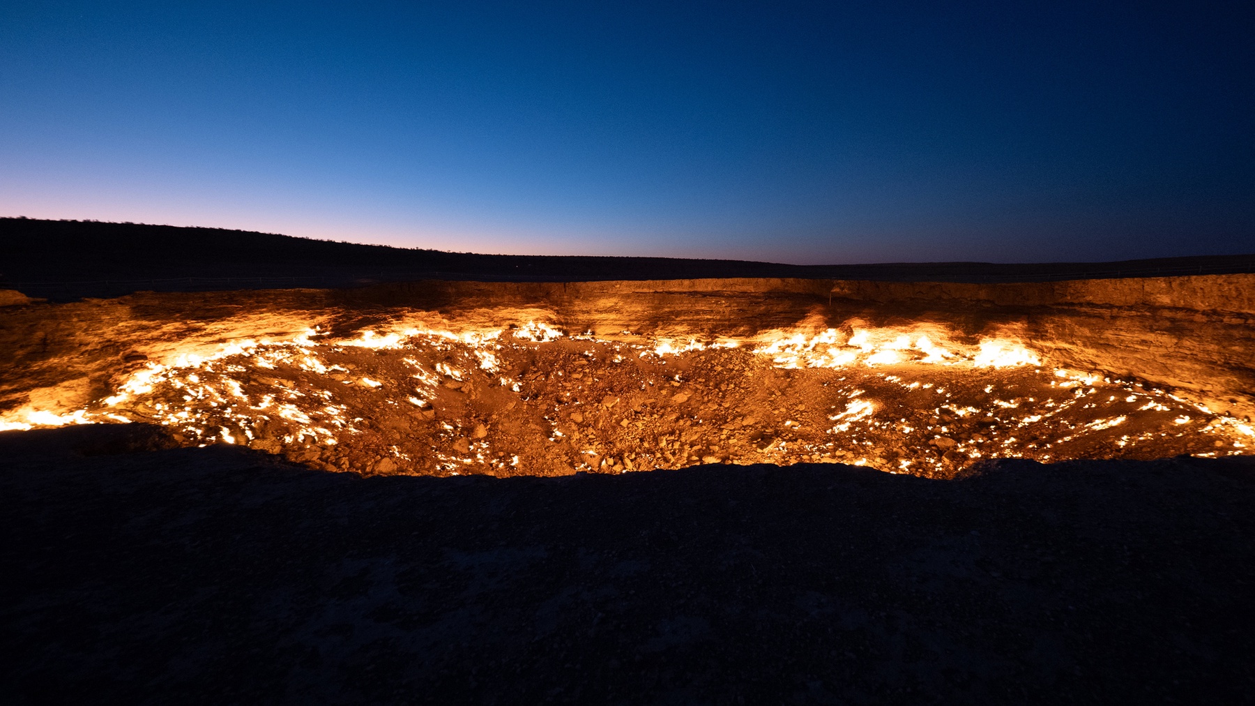 Particle News: Darvaza Gas Crater Flames Fade as Methane Capture ...