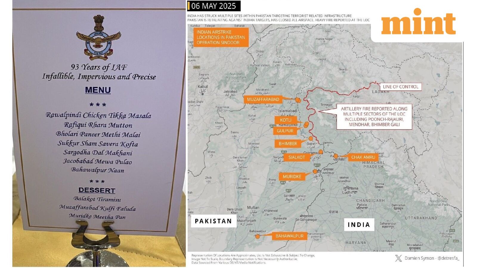 Particle: IAF Dinner Menu With Pakistan-Themed Dishes Goes Viral During ...