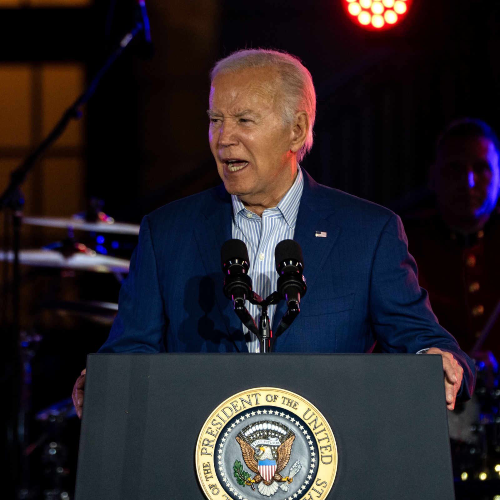 President Joe Biden delivers remarks during a concert marking Juneteenth on the South Lawn of the White House on June 10, 2024, in Washington, D.C. A federal judge sided with the Texas government in a lawsuit against Biden's revised policies to Title IX that included more protections for LGBTQ students.