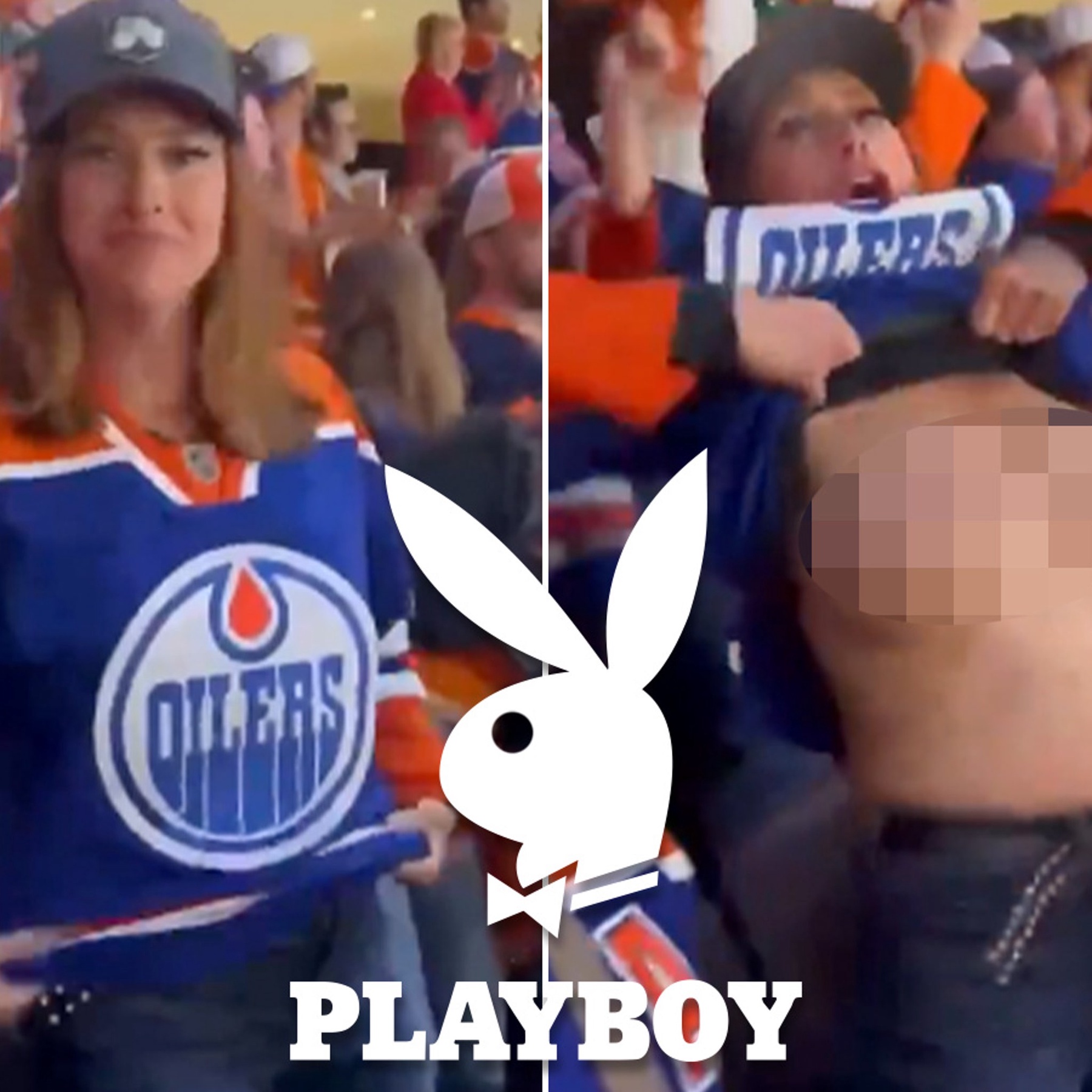Particle News Viral Oilers Fan Signs Playboy Deal Amid Team's Stanley
