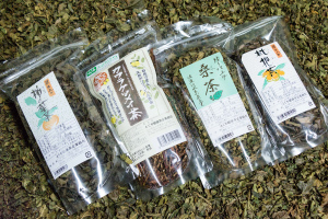 地域おこし協力隊で販売中の「カワラケツメイ」茶