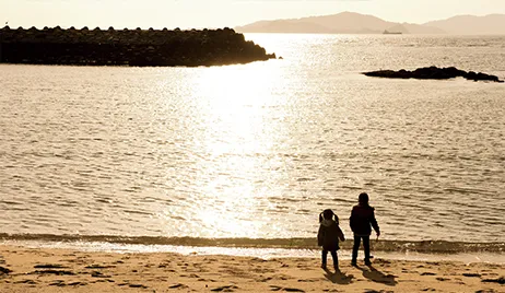 温暖な気候で災害が少ない。
四国山地に守られた、穏やかな地