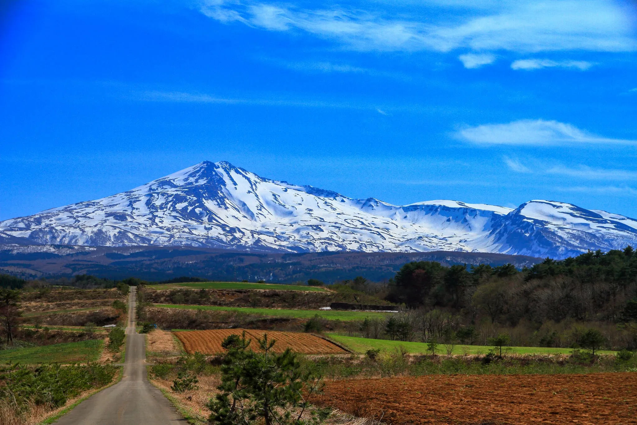 “出羽富士”とも呼ばれる鳥海山。
訪れる人やここに暮らす人々の日々を彩る存在。