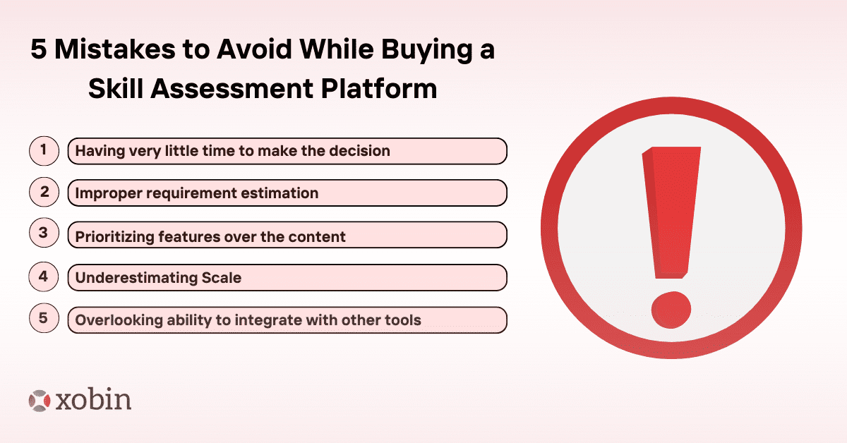 Mistakes to avoid while buying skill assessment platform