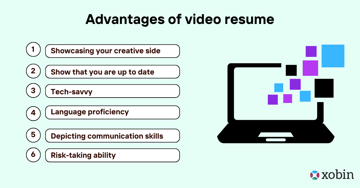 Advantages of video resume