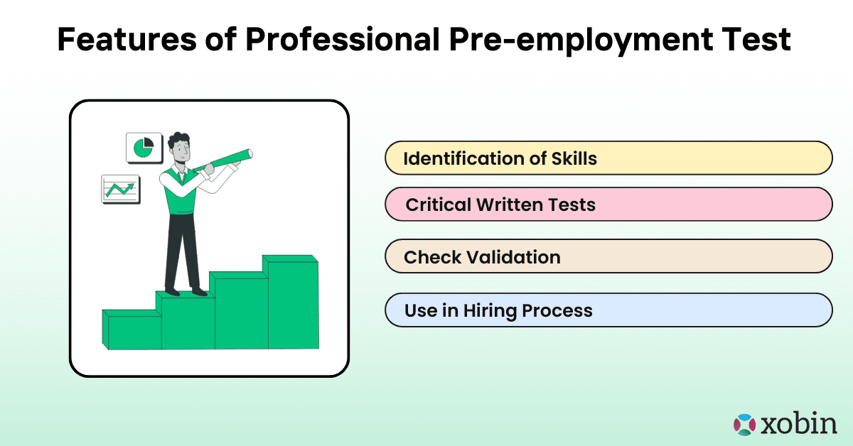 Features of Professional Pre-employment Test 