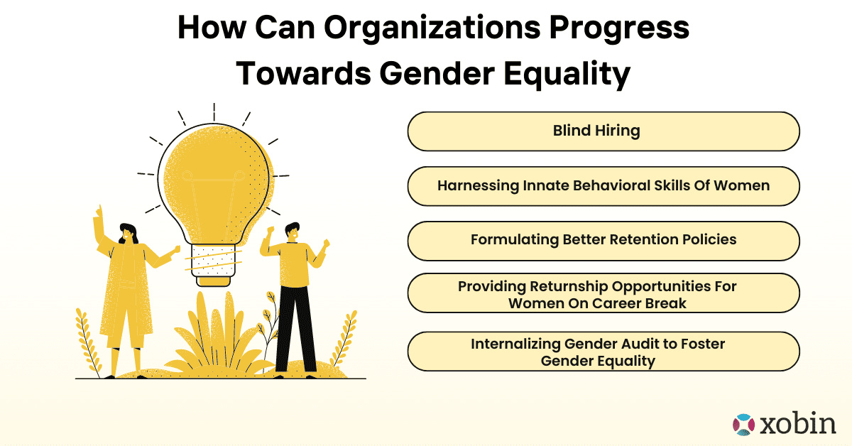 How Organizations Progress Towards Gender Equality