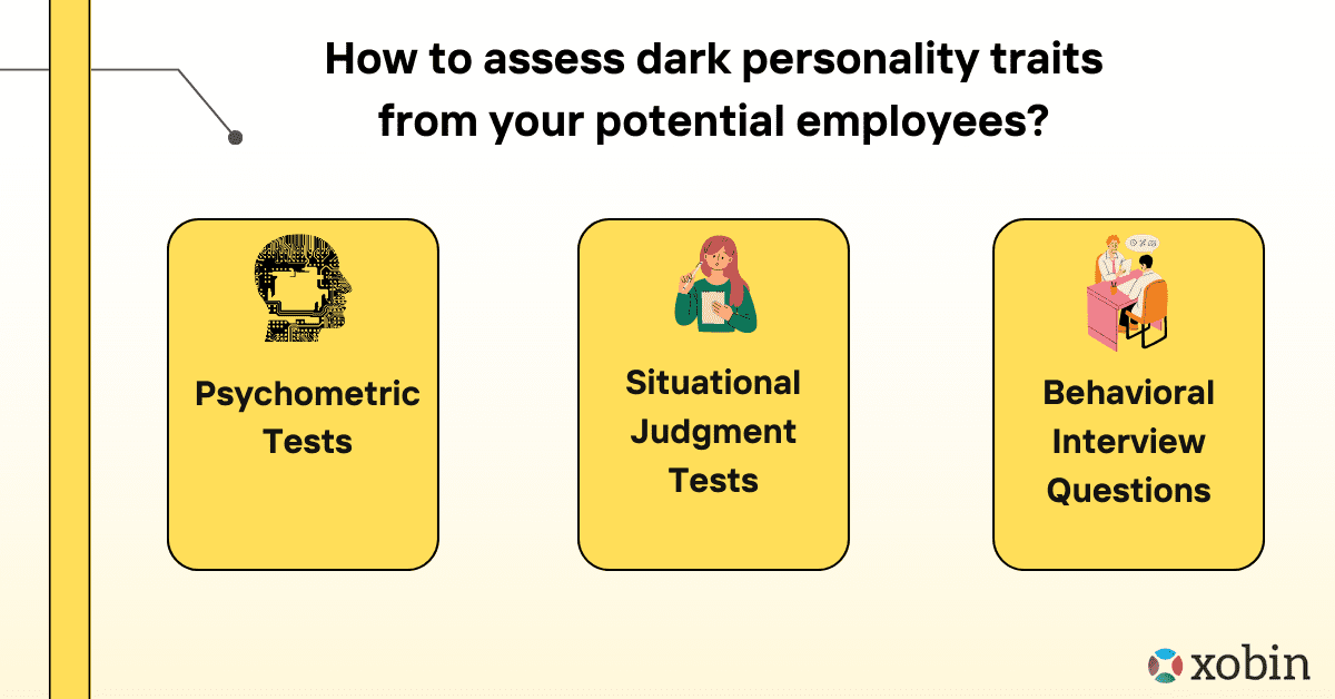 How to assess dark personality traits from your potential employees?