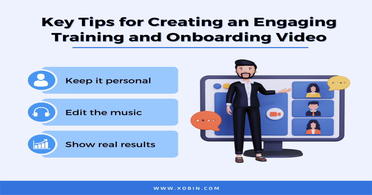 Video tips for creating an engaging training and onboarding of employees.